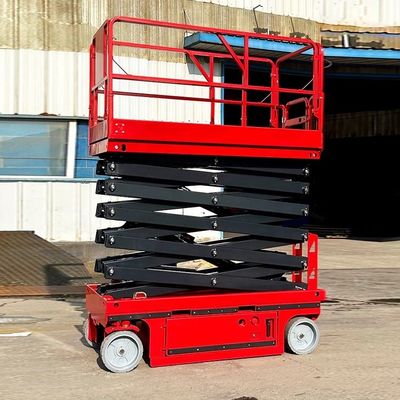 48V/4.5kw Potência do motor 4-16m plataforma de tesoura móvel para aplicações industriais