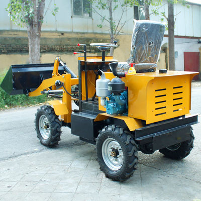 CE EPA Backhoe Bateria 4 rodas motrizes Pequenos carregadores elétricos com arranque elétrico