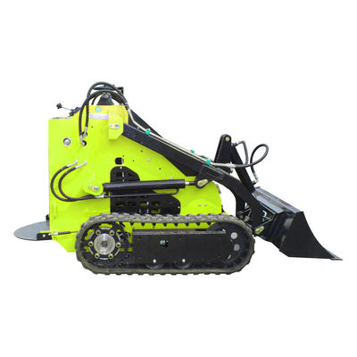 0-6 km/h Velocidade de trabalho Mini-Skid Steer Loader com 200 kg de carga nominal e motor diesel