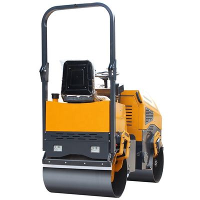 1 tonelada Mini Roller Vibratório Tanque de combustível Capacidade 5,5 L Pequeno Roller de Rota de Tambor Duplo