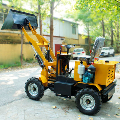 0.8 Toneladas Compacto Mini Front Loader 1 cbm Capacidade de balde para restaurante