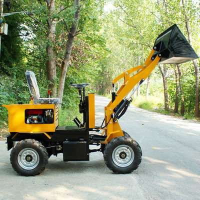 0.8 Toneladas Compacto Mini Front Loader 1 cbm Capacidade de balde para restaurante