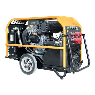 Unidade de energia hidráulica de diesel ou estação de gasolina de 13 CV com capacidade de tanque de combustível de 6,1 L