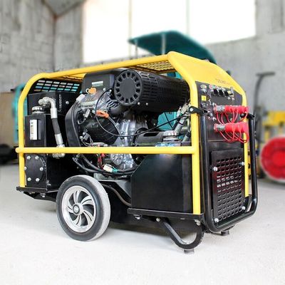 Unidade de energia hidráulica de diesel ou estação de gasolina de 13 CV com capacidade de tanque de combustível de 6,1 L