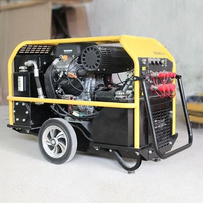 Unidade de energia hidráulica de diesel ou estação de gasolina de 13 CV com capacidade de tanque de combustível de 6,1 L