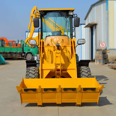 Trabalhos de construção motor diesel carregador frontal carregador de retroescavadeira com carregador de rodas de 3 toneladas