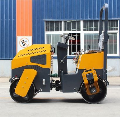 35KN Exciting Force Single/Double Drum Mini Road Roller para manutenção de estradas de terra