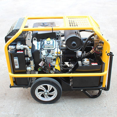 660 mm Largura da máquina Motor diesel personalizado Unidade de energia hidráulica com 12 cm3 de cilindrada