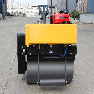 500 kg Pequeno caminhão por trás da estrada Roller de tambor único Compactor de asfalto para reparação de estradas