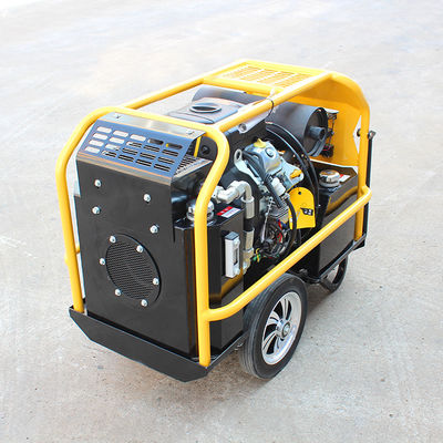 660 mm Largura da máquina Motor diesel personalizado Unidade de energia hidráulica com 12 cm3 de cilindrada