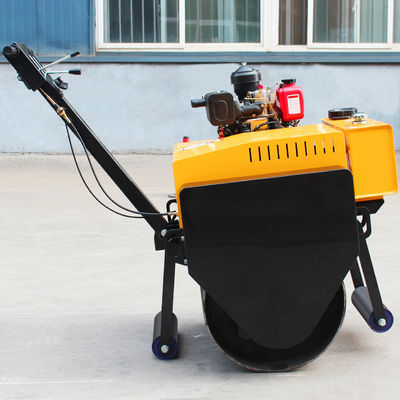 500 kg Pequeno caminhão por trás da estrada Roller de tambor único Compactor de asfalto para reparação de estradas