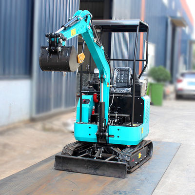 1.7T 1.8T 2T 3T Pneus de borracha Mini Excavadora Hidráulica 390kw Excavadora Crawler Durável
