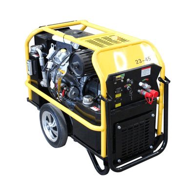 660 mm Largura Diesel Unidade de potência hidráulica para bomba de lodo 23HP Motor 12cm3 Deslocamento