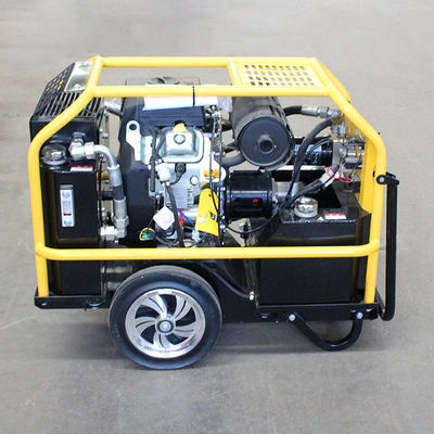 660 mm Largura Diesel Unidade de potência hidráulica para bomba de lodo 23HP Motor 12cm3 Deslocamento