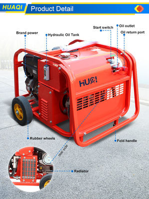 Capacidade do tanque hidráulico de 18 L Mini Estação de energia do motor a gasolina para aplicações flexíveis