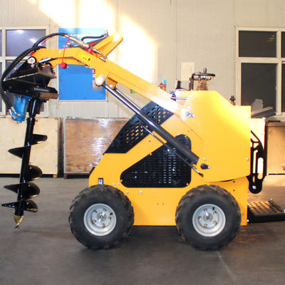 Trabalhos de construção Mini Skid Steer Wheel Loader com válvula hidráulica HQ e motor Epa