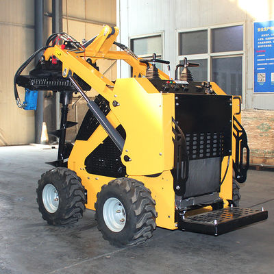 Trabalhos de construção Mini Skid Steer Wheel Loader com válvula hidráulica HQ e motor Epa