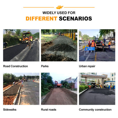 1m Largura de trabalho Pavimentador de asfalto com 2000 mm de comprimento e 28 m/min de velocidade
