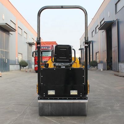 2.0 Pequeno compactador hidráulico industrial para rolos vibratórios de estrada de tambor duplo