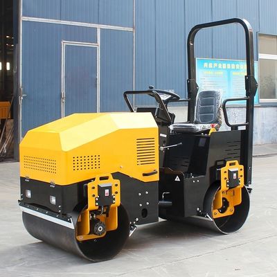 2.0 Pequeno compactador hidráulico industrial para rolos vibratórios de estrada de tambor duplo