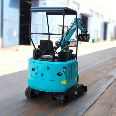 Automatização mini escavadeira de 1,7 toneladas com capacidade de balde de 0,04 m3 e válvula hidráulica Eaton