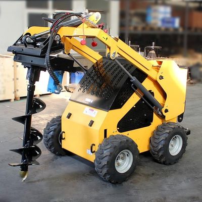 Alto momento de carga Mini Skid Steer Loader Desempenho robusto para o canteiro de obras