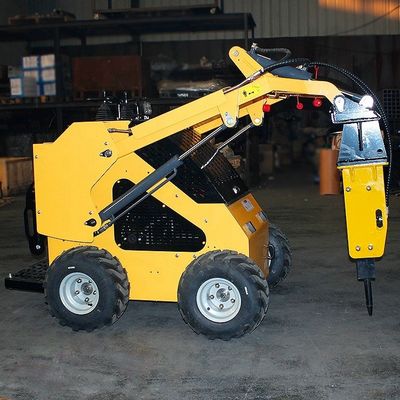 Alto momento de carga Mini Skid Steer Loader Desempenho robusto para o canteiro de obras