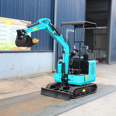 Excavadora de pequeno porte de 1,8 toneladas Excavadora hidráulica com comprimento de trilho de 1300 mm