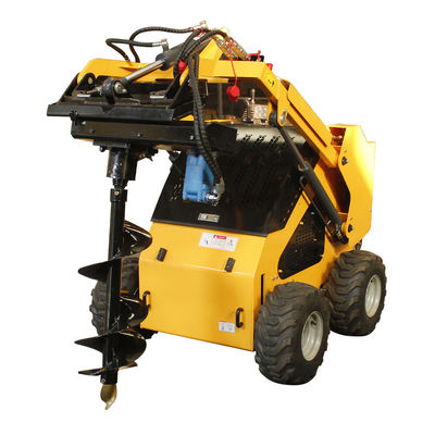 Pequenas máquinas agrícolas Mini Escavação Rodas Tipo Mini Skid Steer com motor Stratton