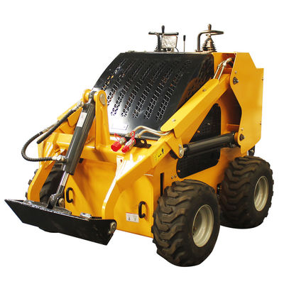 Pequenas máquinas agrícolas Mini Escavação Rodas Tipo Mini Skid Steer com motor Stratton