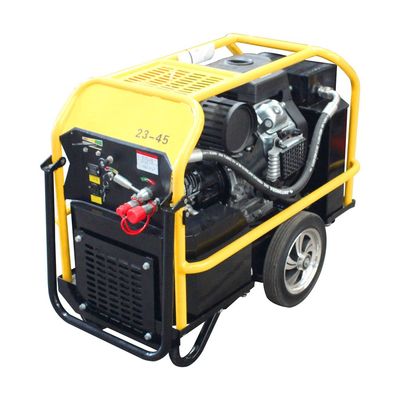 Unidade de alimentação hidráulica de 23 HP para serviço de resgate puxa manual / arranque elétrico opcional