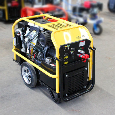 Unidade de alimentação hidráulica de 23 HP para serviço de resgate puxa manual / arranque elétrico opcional