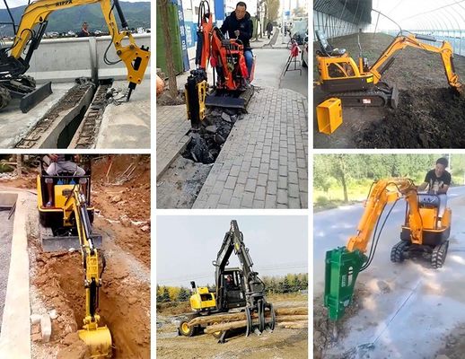 Velocidade nominal padrão Mini Digger Compacta Crawler Excavator com frete grátis