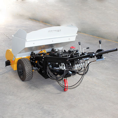 Pequeno pavimentador de asfalto com 3,2 kW de potência e 2000 mm de comprimento máximo