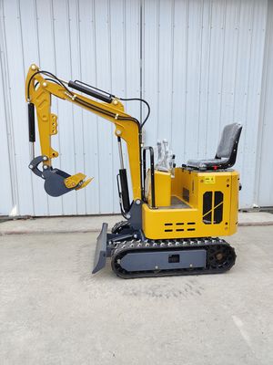 Mini-excavadora de 1000 kg para fácil operação na manutenção de jardins e pomares