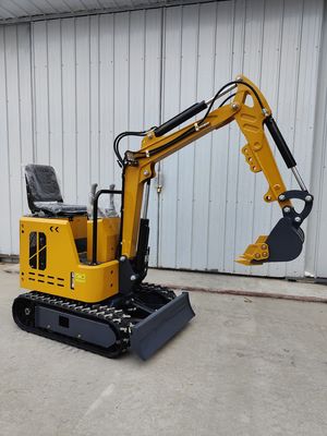 Mini-excavadora de 1000 kg para fácil operação na manutenção de jardins e pomares