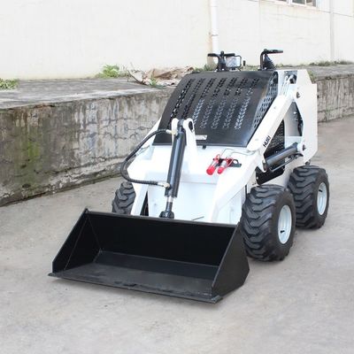 0-6 km/h Velocidade de trabalho Mini-carregador de direção com motor EPA e carga nominal de 1000 kg