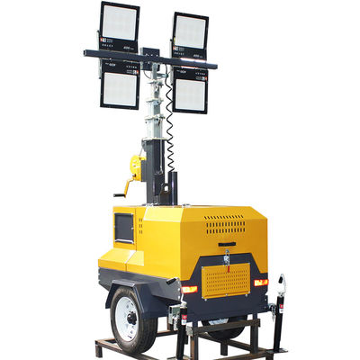 60 Ra Green Power Trailer Type Mobile Solar Led Tower Light com função dimmer