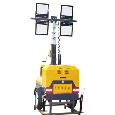 Lâmpada diesel de 35000lm 1000W*4 LED Telescópica Light Tower com CRI padrão