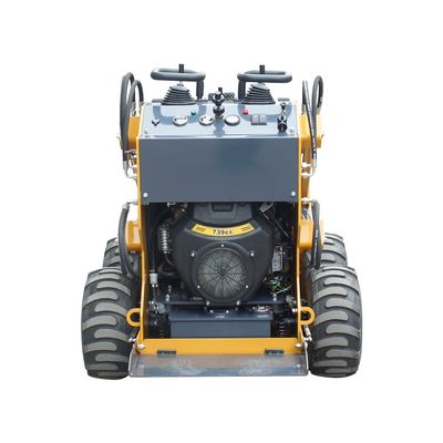 420 Wheel Skid Steer Loader com 4 em 1 balde Requisito do cliente e acessível