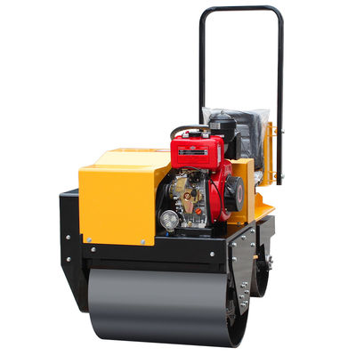 Largura de compactação de 700 mm Mini Roller de estrada hidráulico diesel para compactação de estacionamento
