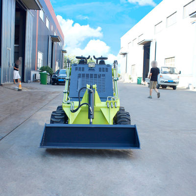Mini-Dumper HQ bomba hidráulica diesel/gasolina roda de pista de deslizamento de direção carregador de anexos