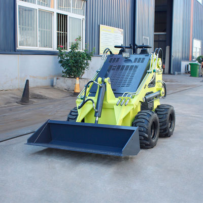 Mini-Dumper HQ bomba hidráulica diesel/gasolina roda de pista de deslizamento de direção carregador de anexos