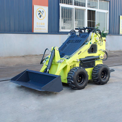 Mini-Dumper HQ bomba hidráulica diesel/gasolina roda de pista de deslizamento de direção carregador de anexos