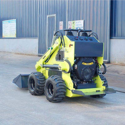 Mini-Dumper HQ bomba hidráulica diesel/gasolina roda de pista de deslizamento de direção carregador de anexos