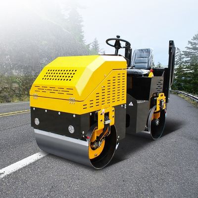 Equipamento de construção rodoviária YL800 Full Hydraulic 1,2 Ton Drum Diameter 530mm Roller
