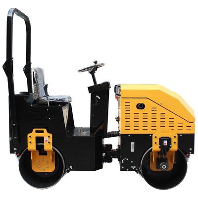 Equipamento de construção rodoviária YL800 Full Hydraulic 1,2 Ton Drum Diameter 530mm Roller
