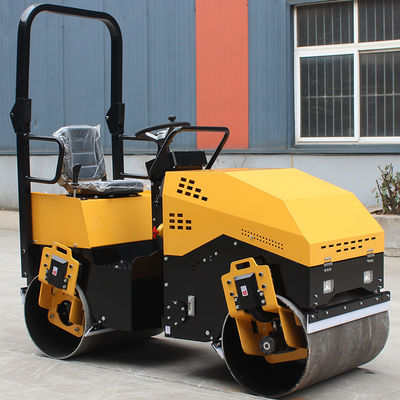 5.5L Tanque de combustível 1,5 toneladas Máquina de construção hidráulica completa Roller de estrada para reparação de estradas