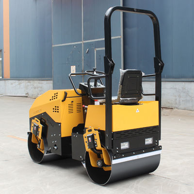 5.5L Tanque de combustível 1,5 toneladas Máquina de construção hidráulica completa Roller de estrada para reparação de estradas