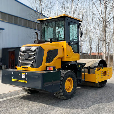 88 kw YUNNEI Motor HQ-YL8000 8 toneladas Roller vibratório de estrada para construção de asfalto
